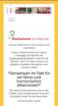 Mobile Screenshot of grundschule-mehle.de